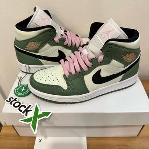 Jordan 1 Mid Dutch Green Women's sneaker
